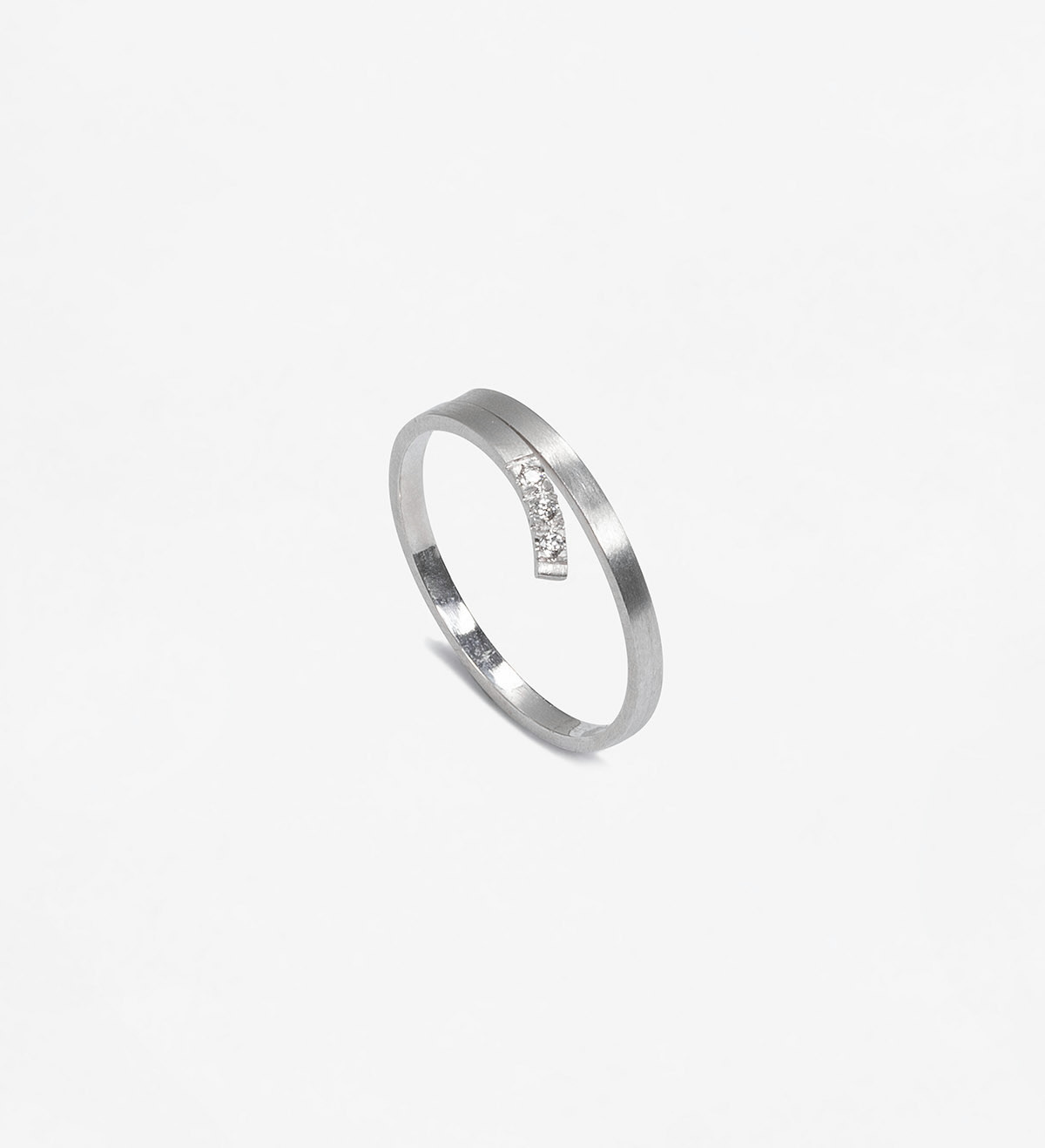 Anillo oro blanco Feel diamantes 0,021ct