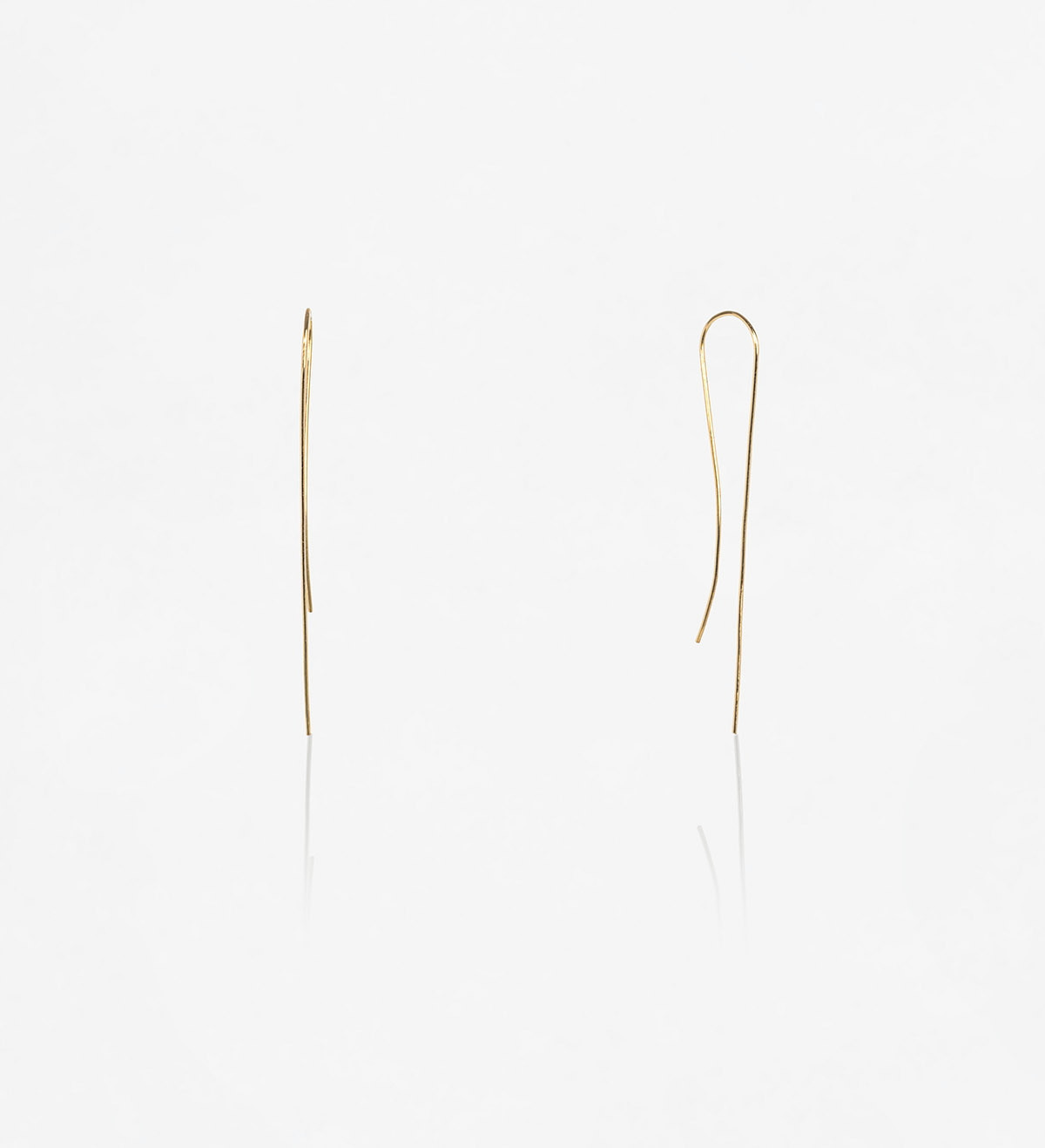 18k gold earrings Mini 40mm