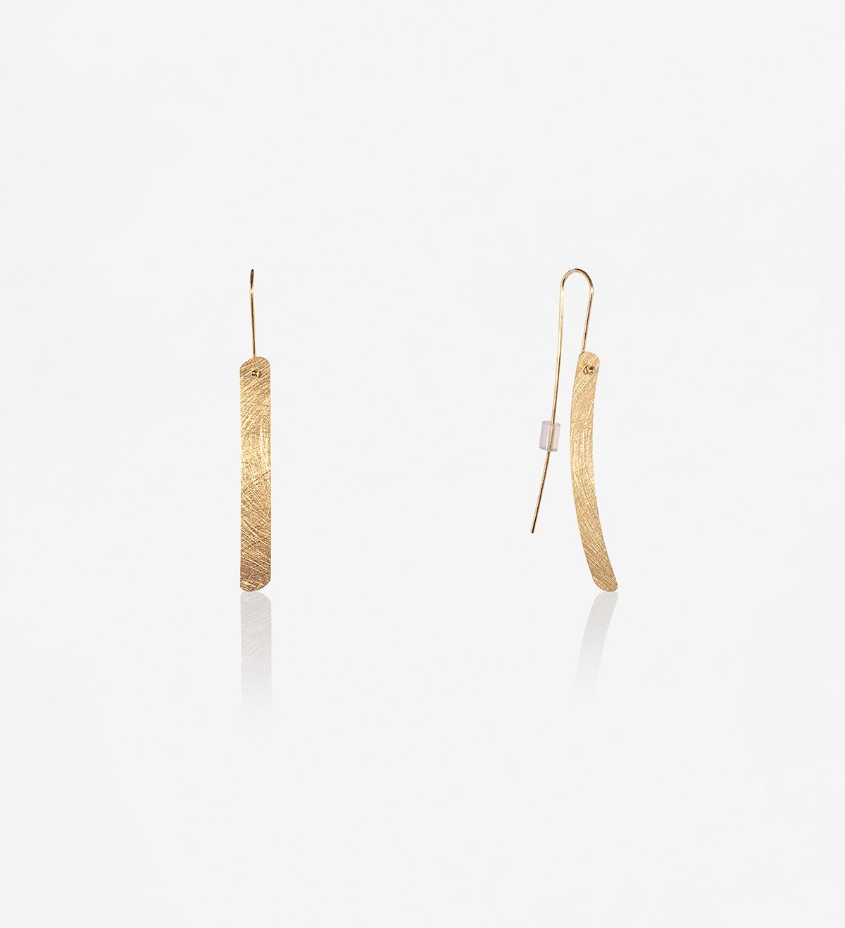 18k gold earrings Posidònia 50mm