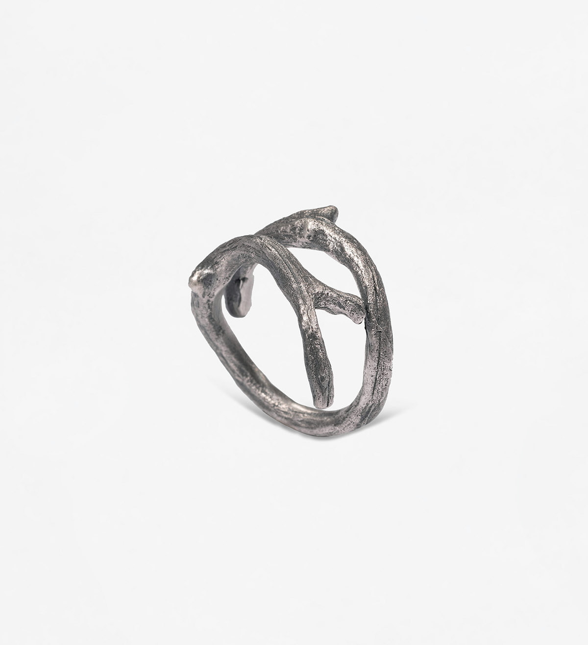 Silver ring Romani double