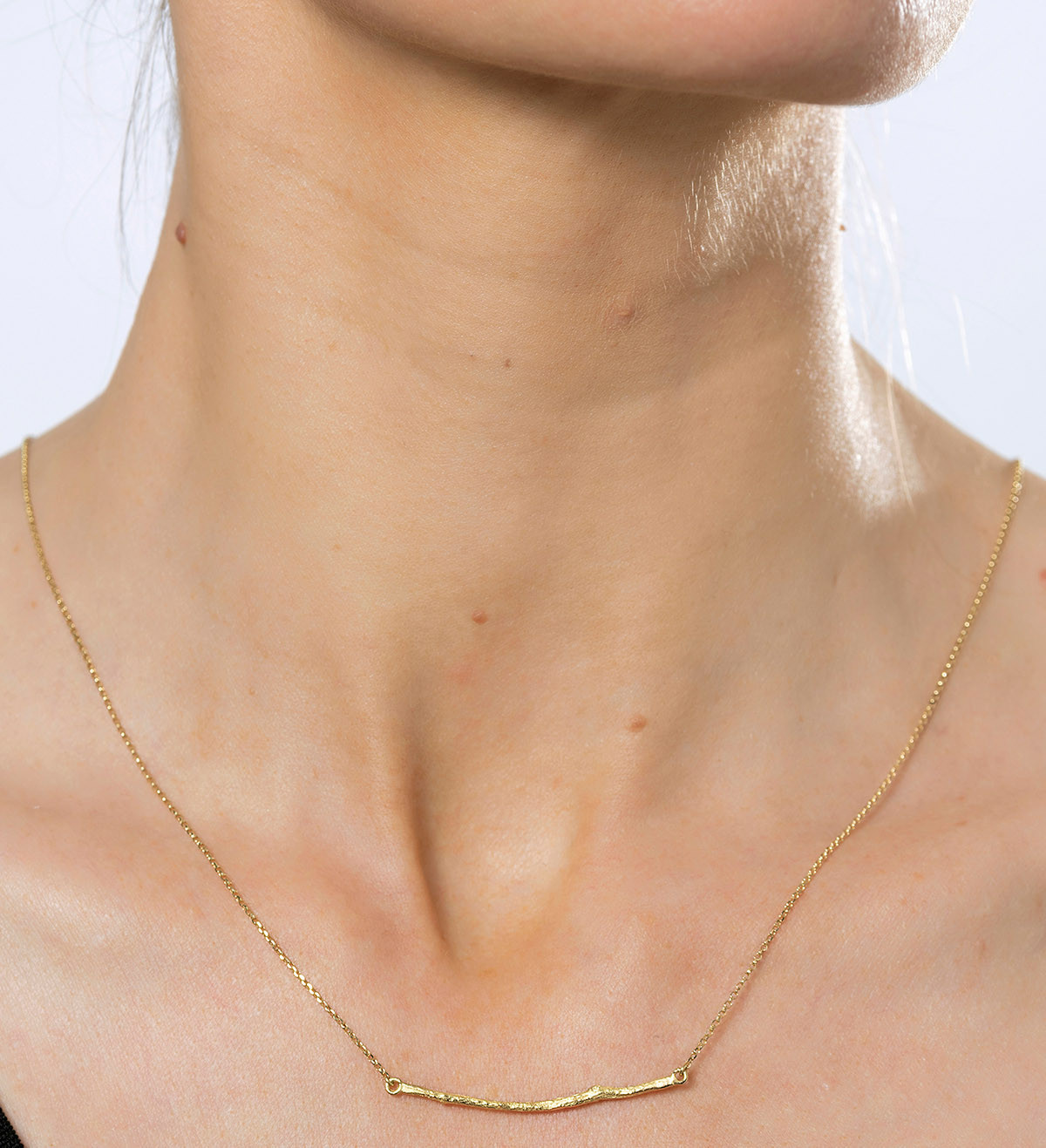 18k gold necklace Romaní with chain