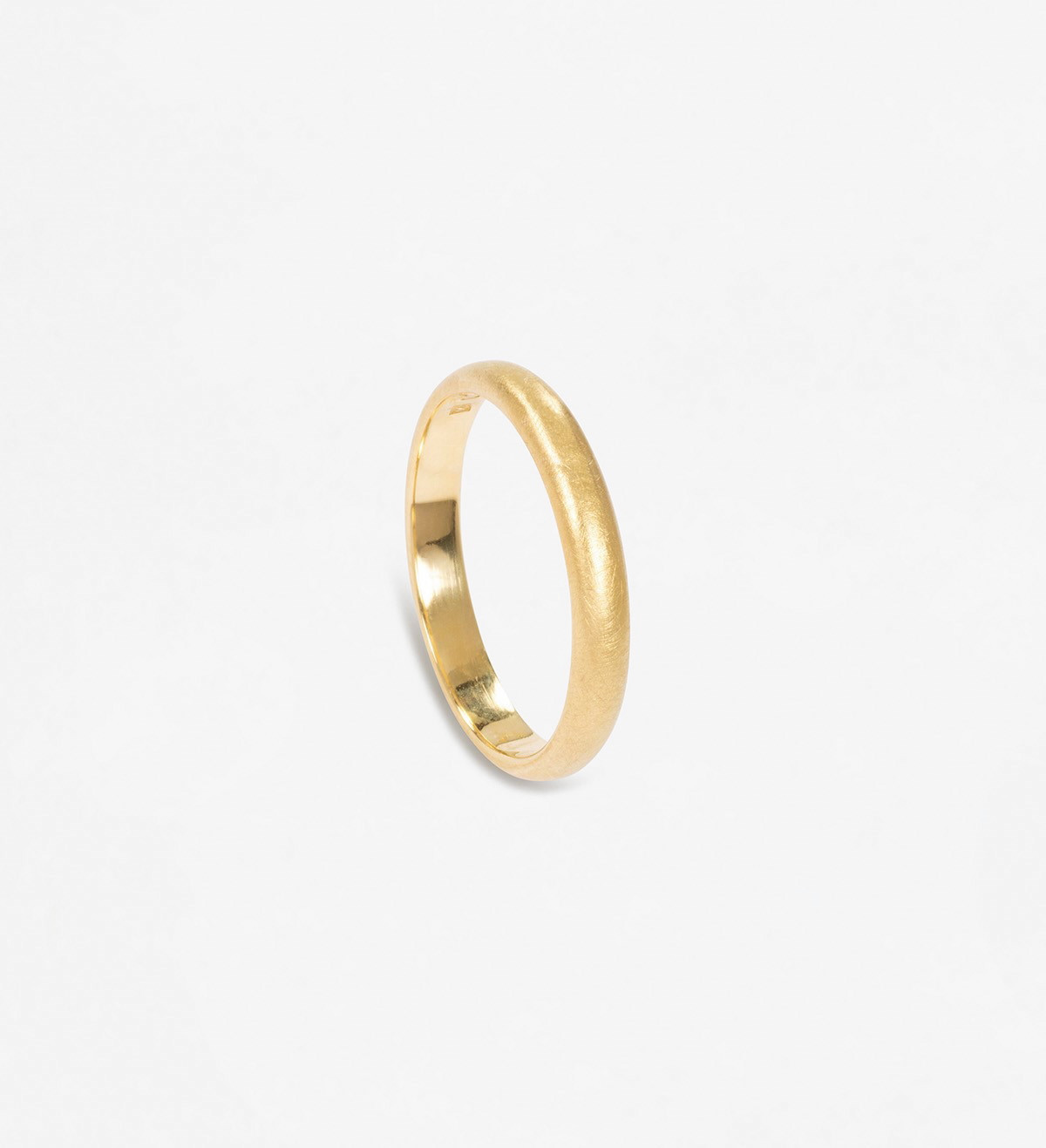 18k gold wedding band 3mm