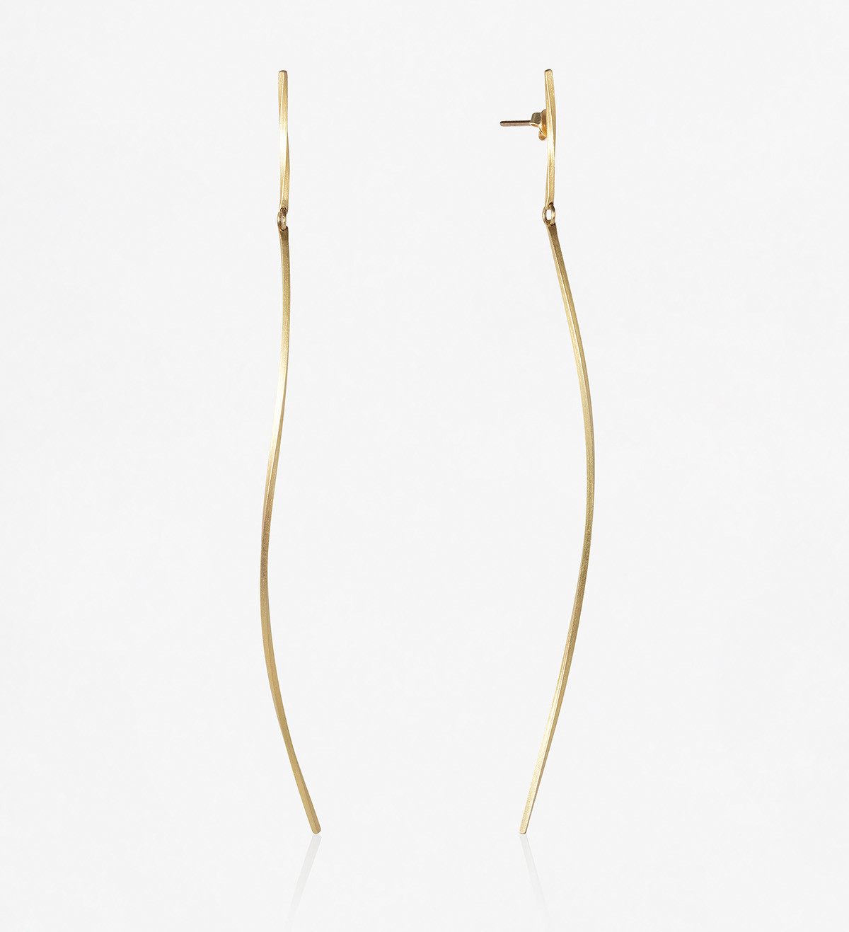 18k gold earrigns Pinassa 110mm