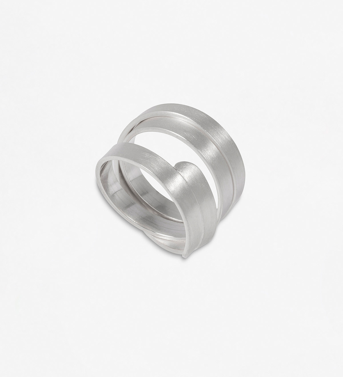 Sterling Silver ring Posidonia 15mm