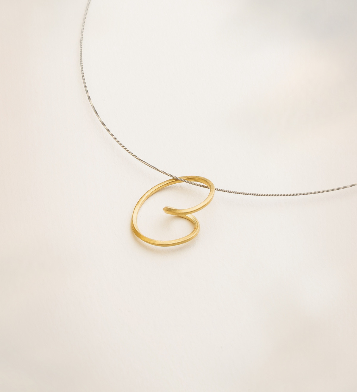 18k gold pendant Gargot 1 motif 20mm