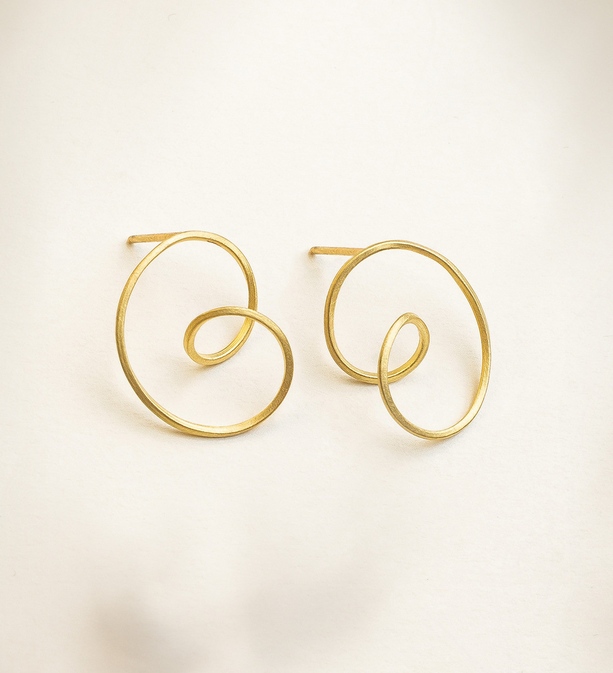 Pendientes oro Gargot 1 motivo 20mm