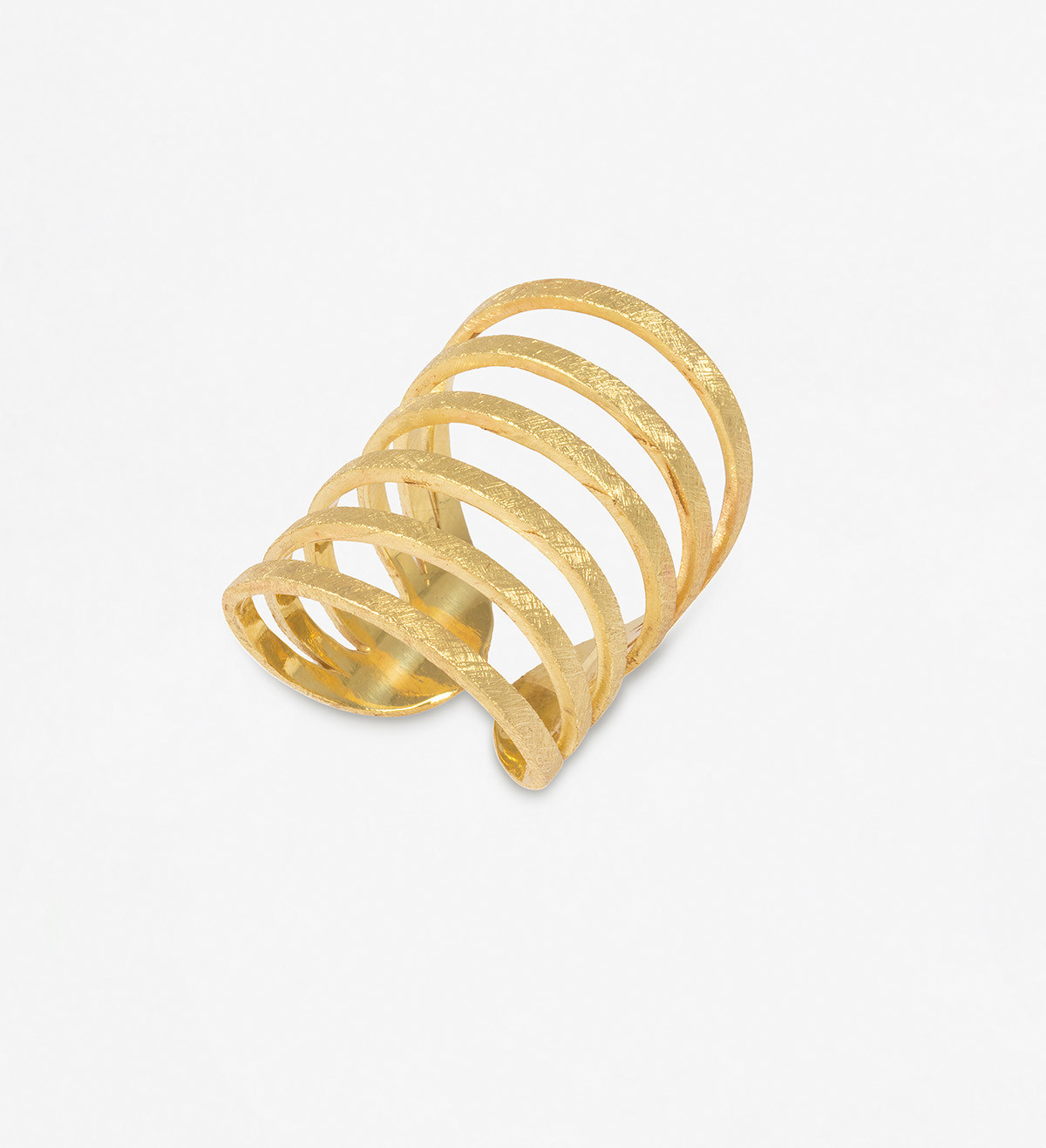 18k gold ring Fil Pla 27mm