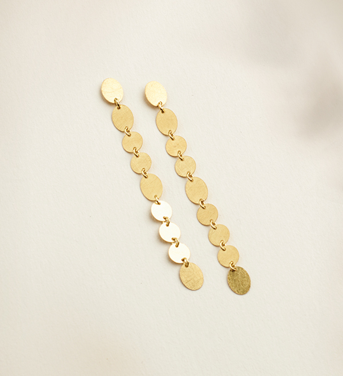 Pendientes oro Party 60mm