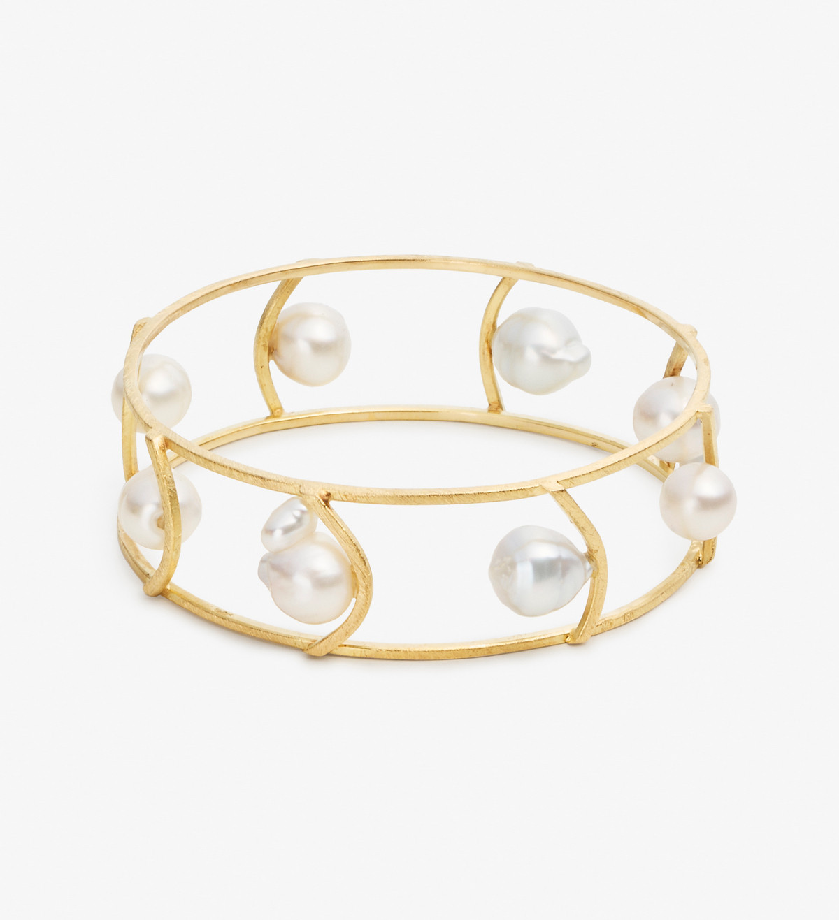 18k gold Fil Pla bracelet with australian pearls