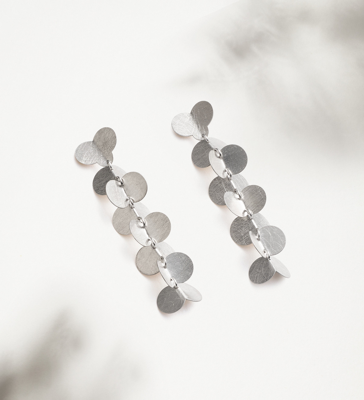 Pendientes plata Papallones 70mm