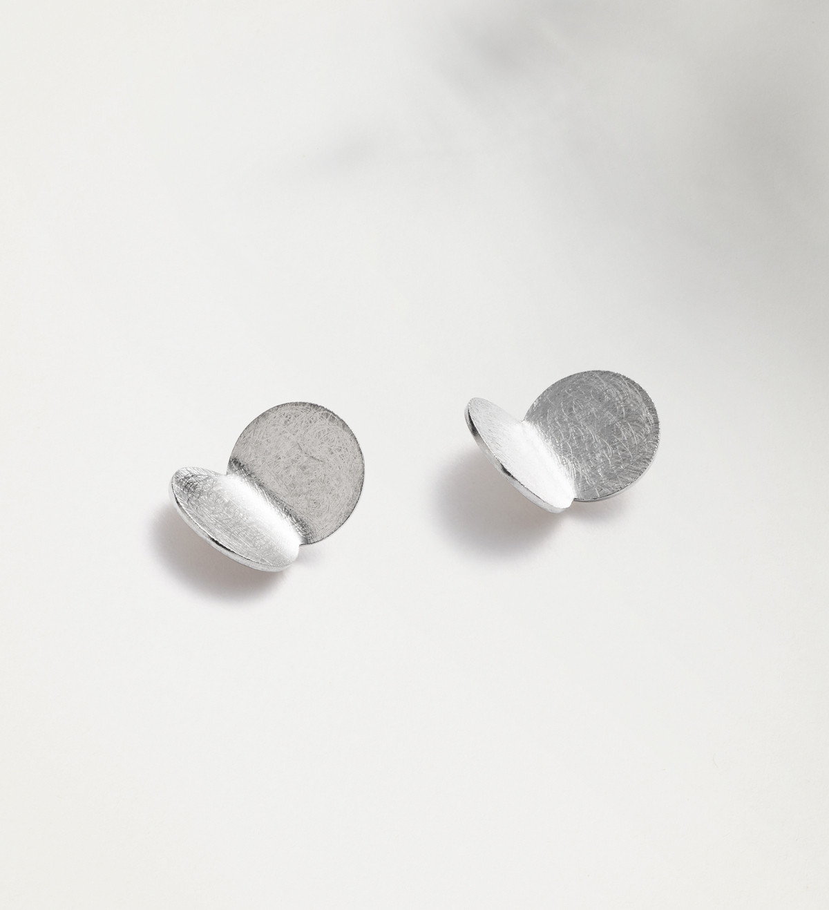 Silver earrings Papallones 15mm