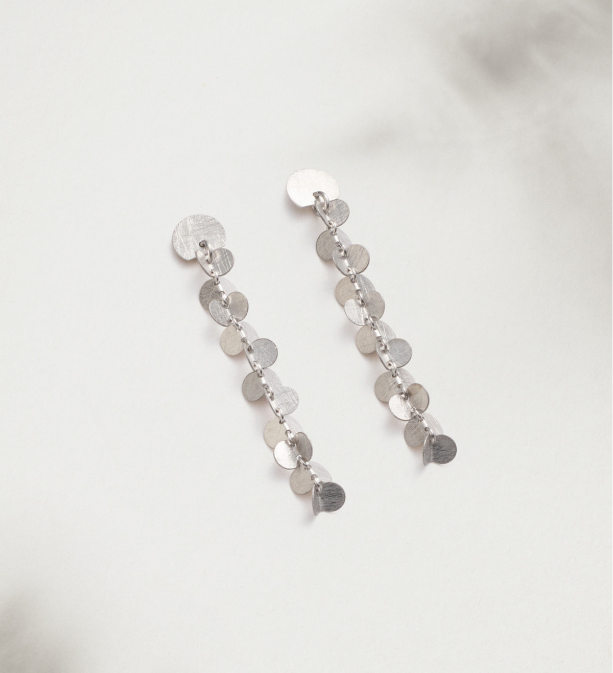 Pendientes plata Papallones 50mm