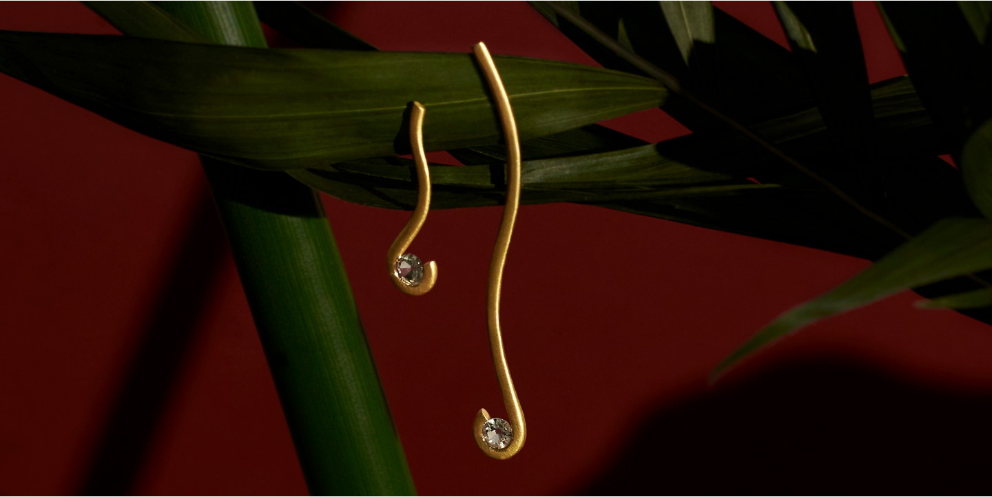 Sunrise collection - Ethical gold and yellow sapphire jewelry